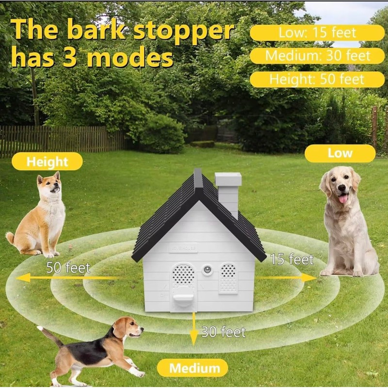 Ultrasonic Anti Bark Device for Dogs – Safe & Effective
