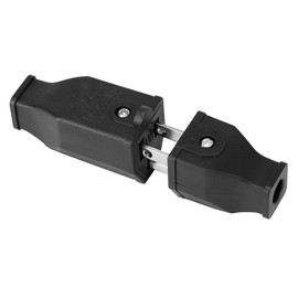 QWORK 20 Pieces Extension Cord Plug Replacement Set – Includes 10 Male & 10 Female Ends, 125V 15A, NEMA 5-15 Rated