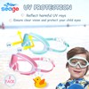 Seago Swim Goggles 2 Pack Anti-Fog Anti-UV Wide View Swimming