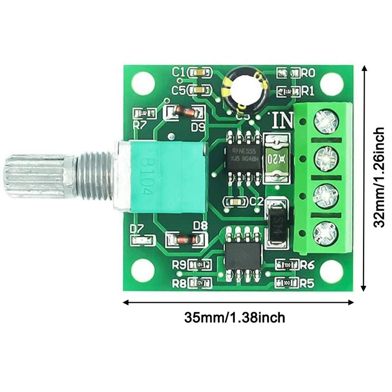 Greluma 3Pcs 1.8V 3V 5V 6V 7.2V 12V 2A 30W