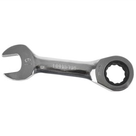 AB Tools-US Pro 19mm Stubby Ratchet Combination Spanner Metric Wrench 72 Teeth SPN12