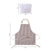 CQQNIU 1 Apron For Kids And 1 Chef Hat For