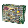 Cobble Hill 1000 Piece Puzzle - Vintage American Postcards -