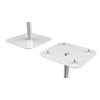 FLEXSON Essentials Adjustable Floor Stands for Sonos Era 100 (White,
