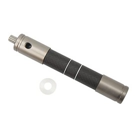 Keenso 5 inch archery stabiliser made of carbon stainless steel, portable archery balance rod for shooting recurve bow damping accessories