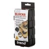 Trend Interlocking Gripping Blocks, Pack of 4, Secure Workpieces, Non-Slip,