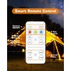 CordlessGlow 15W E12 Rechargeable Light Bulbs with Remote, 3 Color