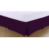 Sapphire Collection PLAIN DYED POLY COTTON PLEATED PLATFORM BASE VALANCE