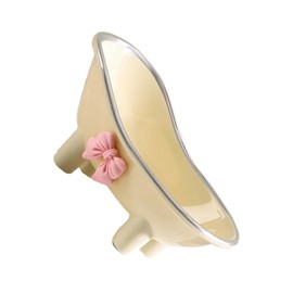 BUGUUYO Soap Dish with Bow Soap Holder for the Bathtub Decorative Soap Dish Mini Planter for Sponge Soap Dish Shower Soap Dish Pen Holder Cute ABS Soap Box