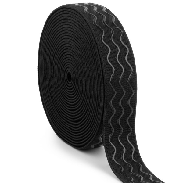 Difenni Silicone Gripper Elastic Band Non-Slip Elastic Band 5 Yards