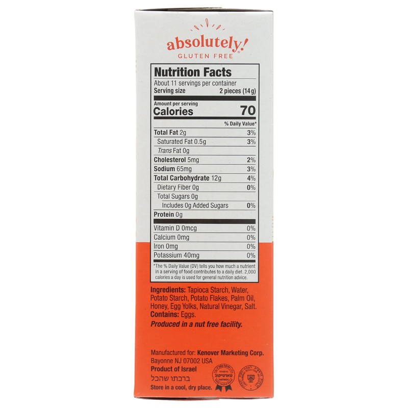 Absolutely Gluten Free Flatbread, Original, 5.29-Ounce