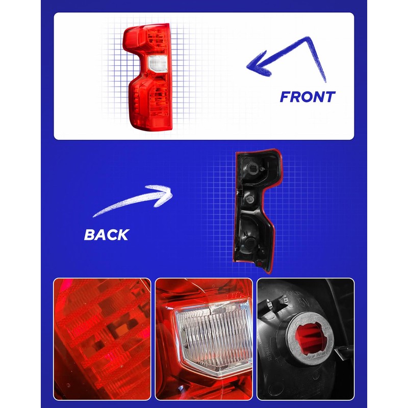AUTOONE - For 2019-2023 Chevy Silverado Tail Light Assembly Factory