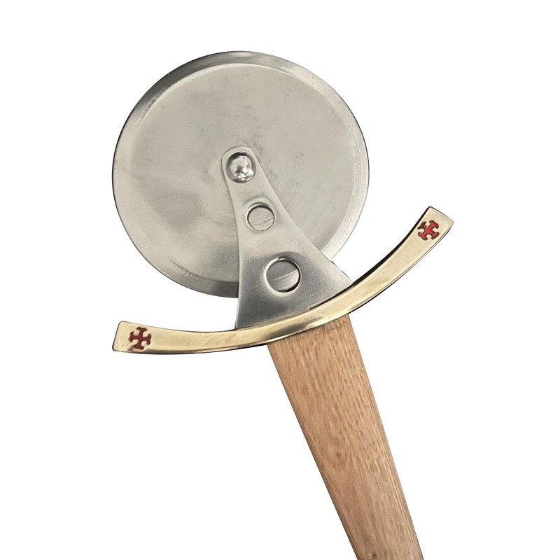 Pizza cutter Templer with (SS Blade) Sword Design Handle, Premium