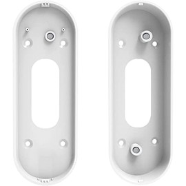 WUUK Doorbell Camera Angle Bracket Compatible Smart Doorbell Pro (2K), Bracket Wedge Adjustment Kit (Doorbell Not Included), Plat Backplate x 1 & 15° Angle Bracket x 1