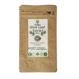 Olive Leaf Extract (Aure Euro Pen 9%) 60 Vegetarian Capsules.