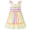 Gymboree,Girls,Spring Matching Dress Adult, Kids, Baby,Rainbow Stripe,6