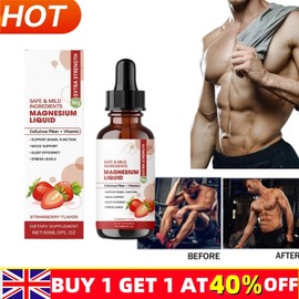 Suplemento de malato de citrato de glicinato de magnesio gotas líquidos ultra concentradas500