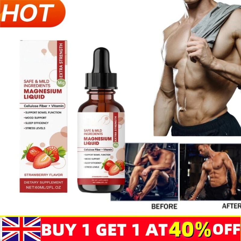 Suplemento de malato de citrato de glicinato de magnesio gotas