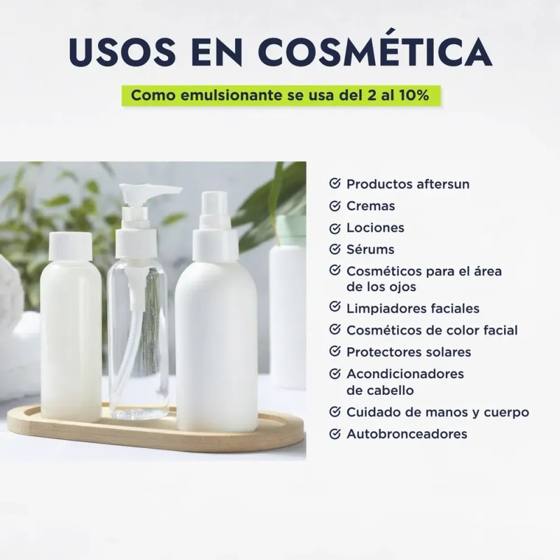 Hebbe Cosmetics Olivem 1000 Emulsionante Cosmético 100g Piel Mixta