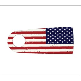 American Flag Air Cleaner Cover Insert by Kustom Cycle Parts. Replaces Stock Harley Davidson Twin Cam / 103 Insert. Proudly Made in the USA