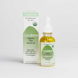 Cocokind Organic Chia Facial Oil Lightweight Moisturizer with Chamomile 1 Fl Oz
