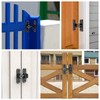 MeBantoo Sliding Barn Door Lock Hardware, 90 Degree Locks for
