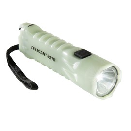 Pelican 033100-0100-247 234-Lumen 3310PL Progear Waterproof LED Photo Luminescent Flashlight