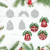 Hying Christmas Bell Bow Cutting Dies for Card Making and