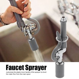Pre Rinse Spray Valve Commercial Faucet Sprayer, High Pressure Dish Sprayer Nozzle with Ergonomic Handle