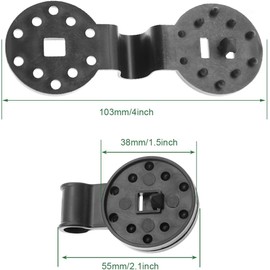 100 Pack Shade Cloth Clips, Round Plastic Sun Shade Net Clip, Fabric Clips,Shade Cloth Heavy Duty Lock Grip for Anti Bird Netting, Gardening Shade Cloth,Windproof Awning Clamp