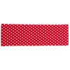 Mytoptrendz Wide Headband Soft Fabric Stretchy White Polka Dot Retro
