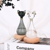 Weather Predictor Cat Bottle Black Ergonomic Rugged Glass Weather Predictor