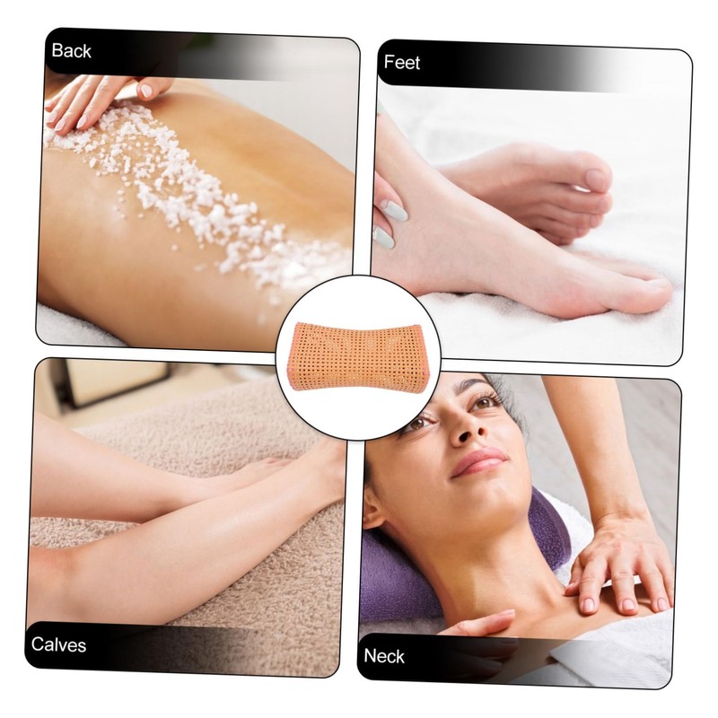 WHAMVOX Neck Cushion for Heat Therapy Bamboo Pillow for Seniors