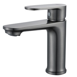 BELZ Solid Brass Bathroom Sink Faucet Single Lever Mixer Tap with Drain Fitting Bathroom Vanity Faucet 1 Hole Faucet RV Faucet with Dual Hot & Cold Controls Easy Assembly Bathroom for Sink Tap