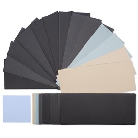 SenmaiTools 35 Sandpaper Set, Wet and Dry 23 x 9 cm, Grit 400 600 800 1000 1200 1500 2000 2500 3000 5000 7000 10000 20000, Fine Sandpaper for Car Metal Wood Walls FinStein ishing