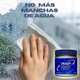 Quita Sarro, Duo Pack Potente Crema Pulidora Profesional de 500 Gramos, Elimina Manchas de Agua, Gotas, Sarro, Cochambre, de Superficies, 2 MAGIC KLEA