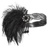 BABEYOND 1920s Vintage Headband Roaring 20s Flapper Headpiece with Feather