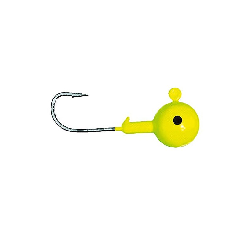 Jenzi Jigheads Heavy Duty Yellow Fluorescent, 7/0 40g