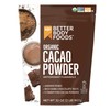 BetterBody Foods Organic Cacao Powder, Unsweetened, Rich Chocolate Flavor, Non-GMO,