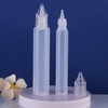 Pointed empty bottle cap, clear liquid, bulk size, decanted oil, 15ml, 30ml / 뾰족 공병 캡 투명 액상 덕용 소분 오일 15ml 30ml