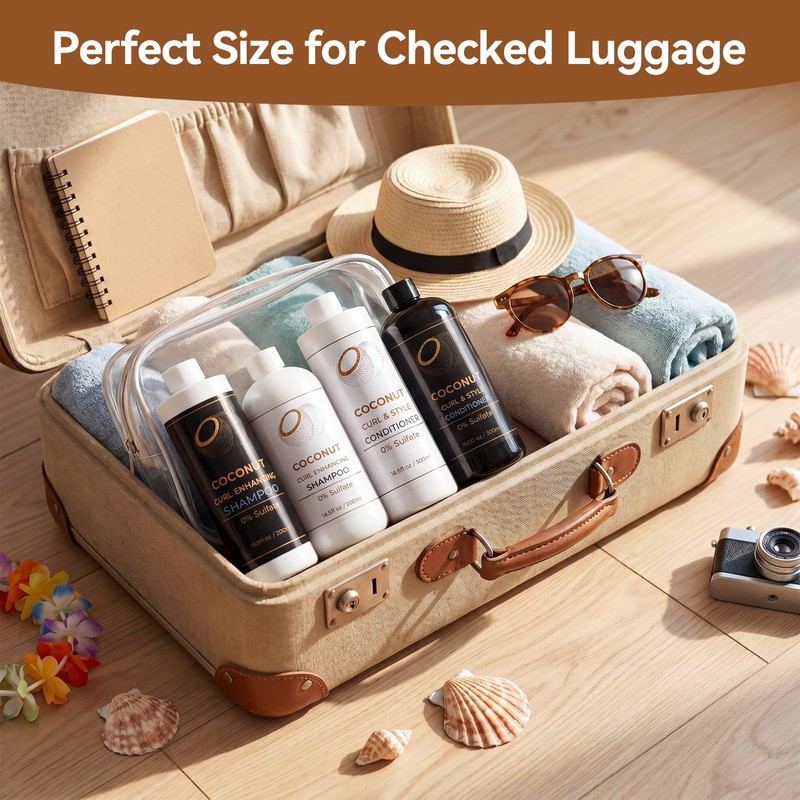 Havawish 4 Pcs Shampoo Shaped Travel Bottles for Cruise Trip,