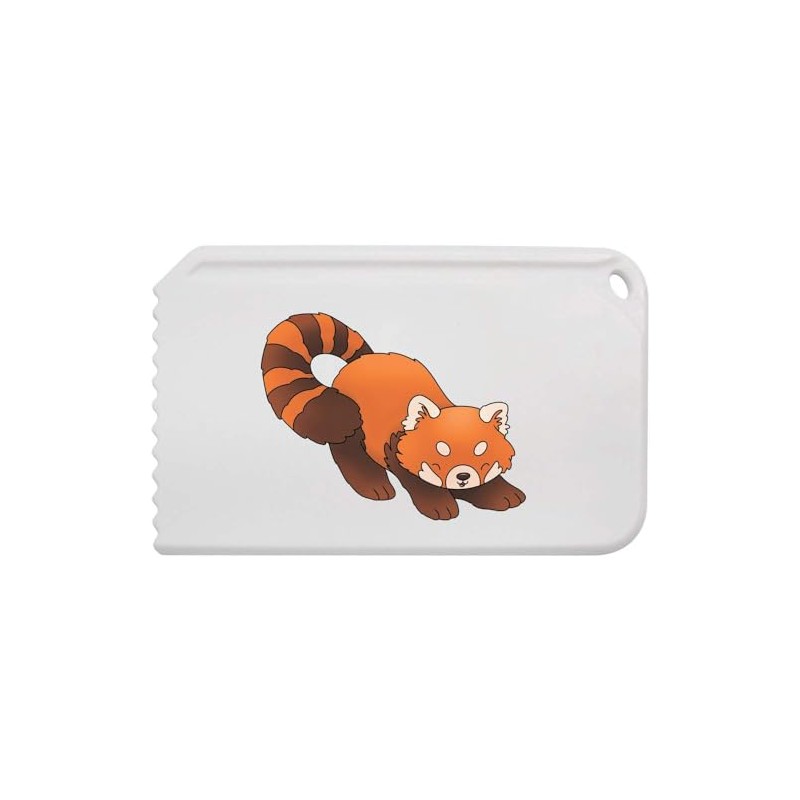 Azeeda 'Playful Red Panda' Plastic Ice Scraper (IC00040666)