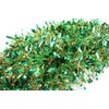 5 x Christmas Tinsel Thick 2-Tone Xmas Garland Tree Decorations