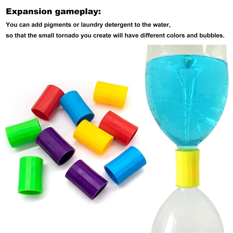 Tornado Connector Bottle Novelty Tornado Maker Tornado Bottles Interesting Science