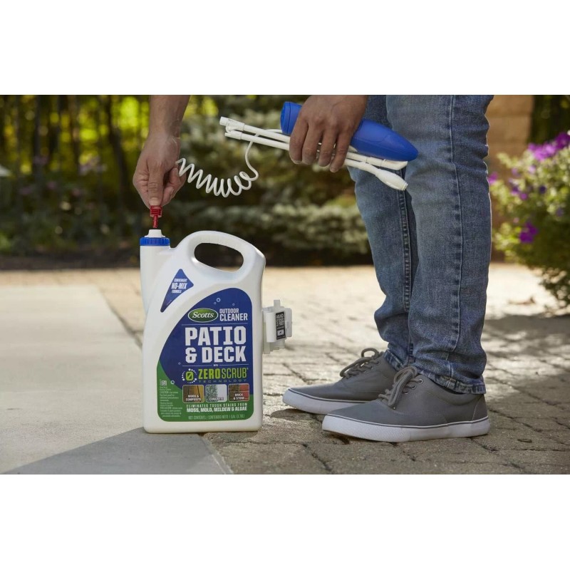 Scotts 51071 Outdoor and Masonry Cleaner, 1 gal Jug, Liquid,