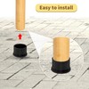 Flyshop Furniture Table Covers Non-Slip Heavy Duty Rubber Leg Tips
