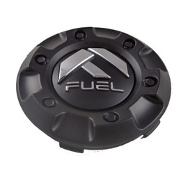 Fuel Matte Black Custom Wheel Center Caps Set of Four (4) M-447, 1001-58
