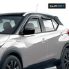 CLIM ART in-Channel Incredibly Durable Rain Guards for Nissan Kicks
