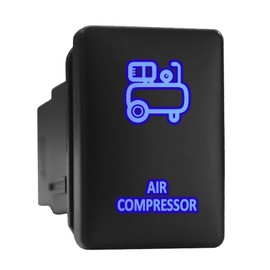 AIR Compressor Symbol Modern Model Push Button Compatible with Toyota (/ Surface Size 1.28 x 0.87 inches)