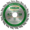 Oshlun SBW-044018 4-3/8-Inch 18 Tooth ATB Fast Cutting and Trimming